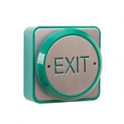 RGL, EBPP02, Push Plate - EXIT Button c/w Green Back Box