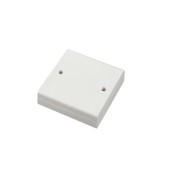 CQR, EB820/WH, Square Empty Box  65 X 65 X 18mm in Size (White)