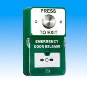 RGL, DU-SS/PTE, Dual Unit - S/S Button & Combined EDR - Press To Exit