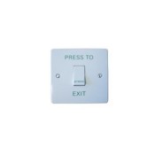 CDVI, RTE-001S, Standard Plastic EXIT Button, Surface - Internal Use