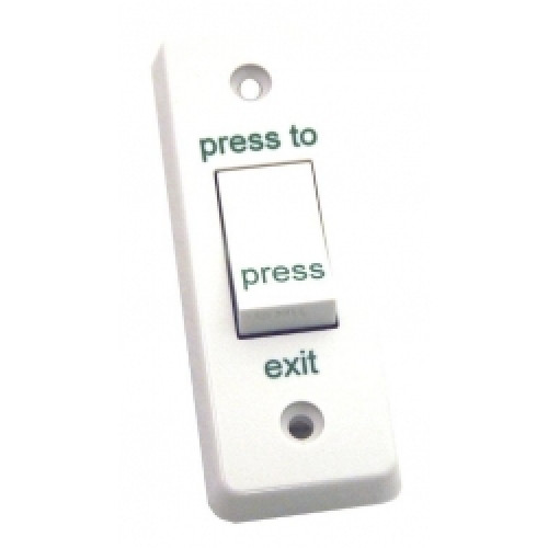 CDVI, RTE-002S, Architrave Plastic EXIT Button - Surface