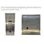 Videx, 69E, Engraving for Vandal Resistant Panels - 2 Characters