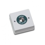 Videx, 30G/T, Door Release Button - Plastic Surface with Timed Stainless Steel