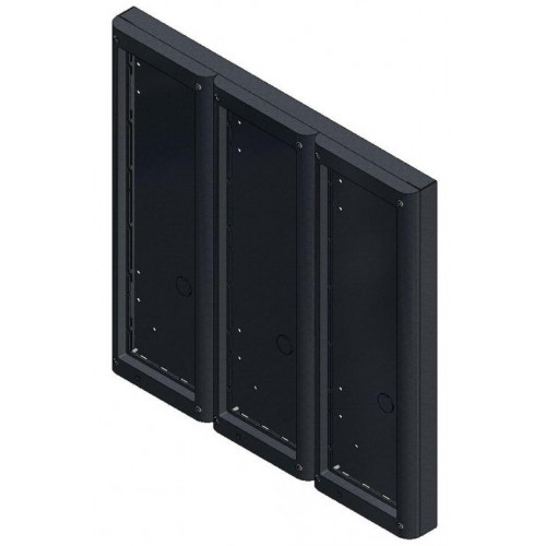 Videx, 4889, Nine Module Surface Backboxes with Grey Finish for 4000 Series Door Panels
