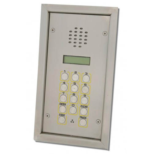 Videx, SP300-1, Vandal Resistant Flush Audio Digital Door Panel with Display and Voice Annunciation for VX2200 Series Systems