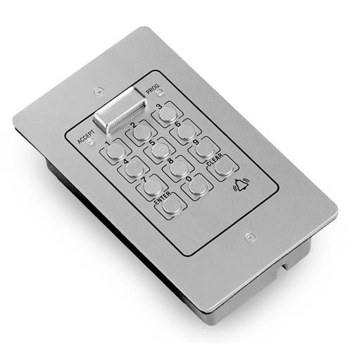 Videx, 810N/A, Flush Mounting Aluminium Access Control Keypad with Single Code(20PF)