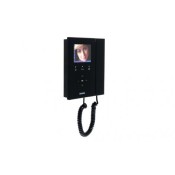 Videx, KRV86B, Surface Mount Kristallo Colour Video Apartment Station with Handset in Black for VX2300 System