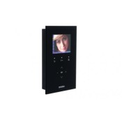 Videx, KRV88B, Flush Mount Kristallo Colour Video Apartment Station with Handsfree Speech in Black for VX2300 System (Requires KRV980)