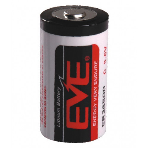 EVE, ER26500(C), 3.6V Lithium C Type Battery with 8500mAh Capacity