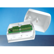 Elmdene, EN3-JB26, Junction Box - 24 Terminals Plus Micro-Switch Tamper (White)