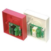T2 Solutions, 500-021R, Easy-Relay 24V DC Boxed (Red) for Fire Systems [Back Box not included]