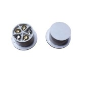 Knight Plastics, A50, 5 Screw Single Reed Flush Contact +Round Plate (Grade 1)