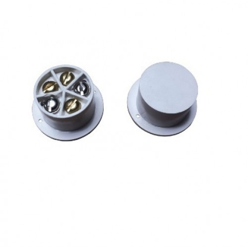 Knight Plastics, A50, 5 Screw Single Reed Flush Contact +Round Plate (Grade 1)