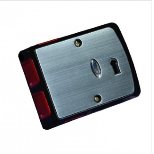 Knight Plastics, PA4S, Electronic Confirmable PA. 4-Button with LED and Selectable Resistors - S/Steel Fascia (Grade 3)