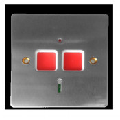 CQR (EPA/STD/SS) Stainless Steel Flat Plate Panic Button