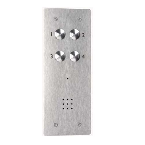 VRP4, 4 Button Vandal Resistant Panel