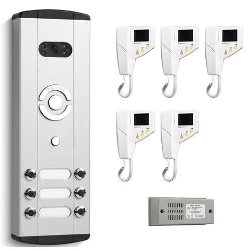 Bell (BLV5) 5 Station Bellini Colour Video Door Entry System