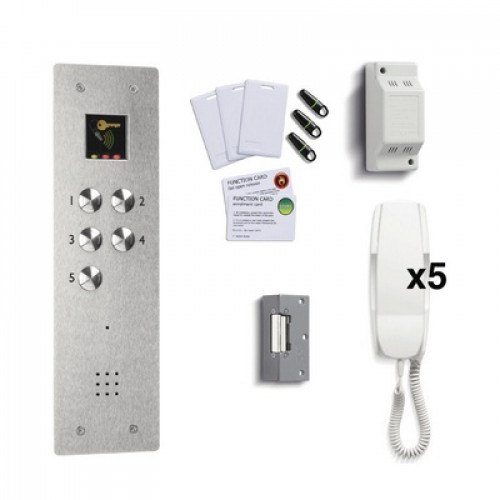 Bell, CSP-5/VR, 5 Way Combined VR Door Entry and Proximity Reader