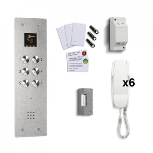 Bell, CSP-6/VR, 6 Way Combined VR Door Entry and Proximity Reader