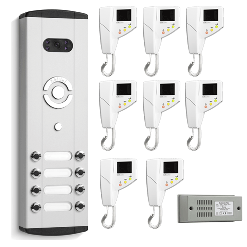 Bell (BLV8) 8 Station Bellini Colour Video Door Entry System