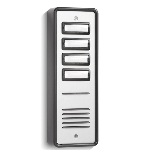 SPA4, Standard 4 Button Aluminium Panel
