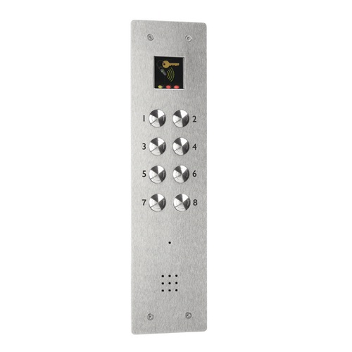 Bell, CSPP-8/VR, 8 Button VR Panel and Proximity Reader (Flush)