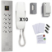 Bell, CSP-10/VR, 10 Way Combined Door Entry kit with Proximity Reader