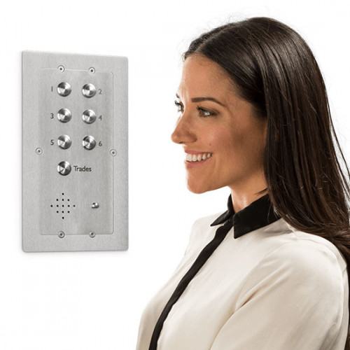 Bell, LCP7, 7 Button Vandal Resistant Panel Laser (Flush)