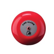 TAA-0007(18-980851), Fire Bell Red, 6 Inch Gong,19-28 VDC