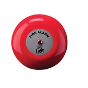 TAA-0015(18-980852), Fire Bell Red, 8 Inch Gong,19-28 VDC