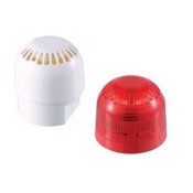 PSV-0015(18-980756), Sonos MM Voice Sounder-LED Beacon  24V DC Red LED/Clear Lens/White Deep Base,24V DC