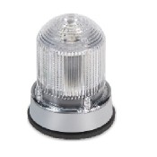 QBS-0014(45-711831), LED Standard Beacons AC Clear Lens - Flashing,110V AC