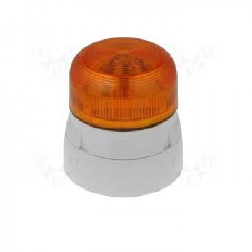 QBS-0064(45-716423), Ultra Low Profile LED Amber Lens,11-35V DC