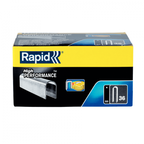 Rapid, 11886910, R36 Galvanized Cable Staples - 14mm (Pack of 5000)