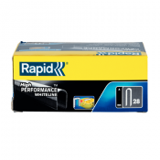 Rapid, 11893511, R28 Cable Staple White - 10mm (Pack of 5000)