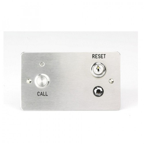 C-TEC, QT602KS/SS, Quantec Call Point - Key Reset with Sounder (Stainless Steel)