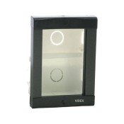 Videx, 8851/BL, 8000 Series 1 Module Support with Flush Backbox - Black