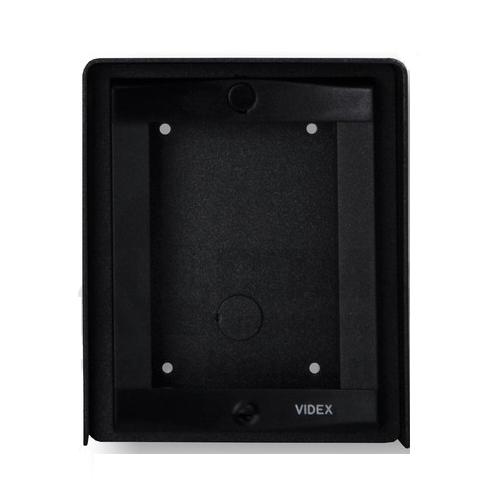 Videx, 8881/BL, 1 Module 1 Row Surface Mount Housing - Black