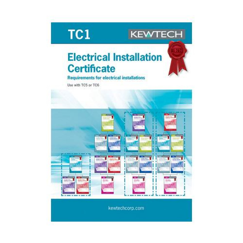 TC1, Electrical Test & Installation Cert  42pgs