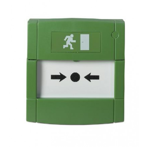 UTC, DMN700G, Free Contact Manual call Point - Flush Mount (Green)