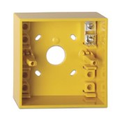 UTC, DMN787Y, Surface Mounting Box with Earth Connector (Yellow)