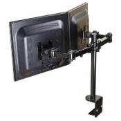 UTC, FPMA-D960D, Flatscreen VESA Dual Desk Mount for 2 screens 26 Inch