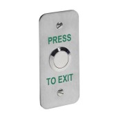 CDVI, RTE-AF, Stainless Steel Architrave Exit Button - Flush