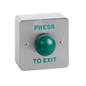 CDVI, RTE-SSD, Non-Shroud Stainless Steel Surface Dome Exit Switch