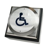 CDVI, RTE-85DL, All Active Stainless Switch Wheelchair Logo - Surface