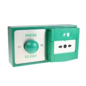 CDVI, DBB-22-04, Domed Exit Button and Resettable Emergency Door Release
