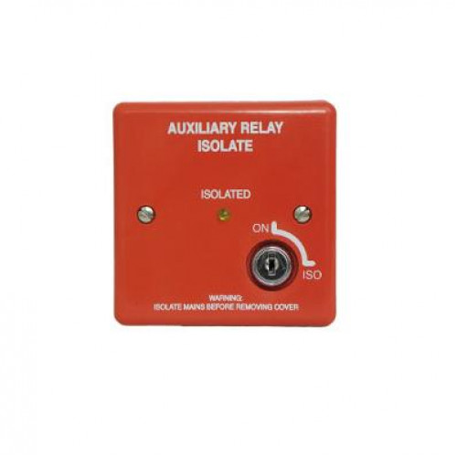 HAES, BRISOL-R, 24V DC changeover Auxiliary Isolate Relay - Red