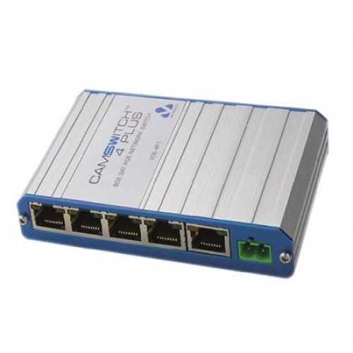 Veracity, VCS-4P1, CAMSWITCH 4 Plus 4+1 port 802.3at POE Network Switch
