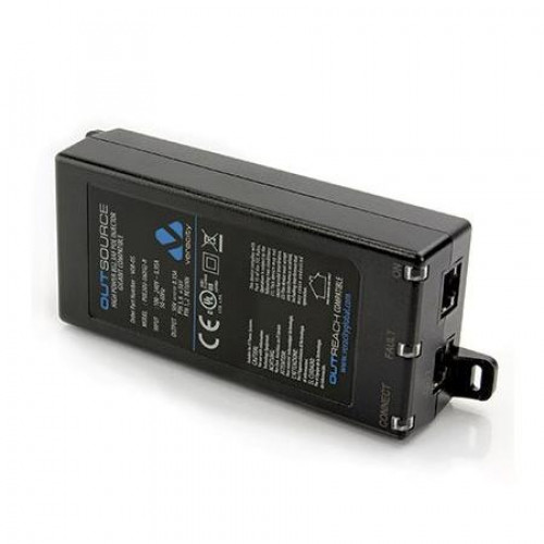 VOR-OS, OUTSOURCE Midspan 15/20W POE 802.3af Injector - 1 Port