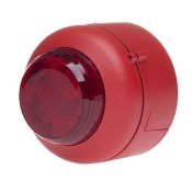 Cranford Controls, CC-512-003, VXB LED Beacon 24Vdc, Deep Base - Red Body, Red Lens